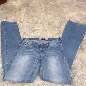 light was bootcut hollister jeans